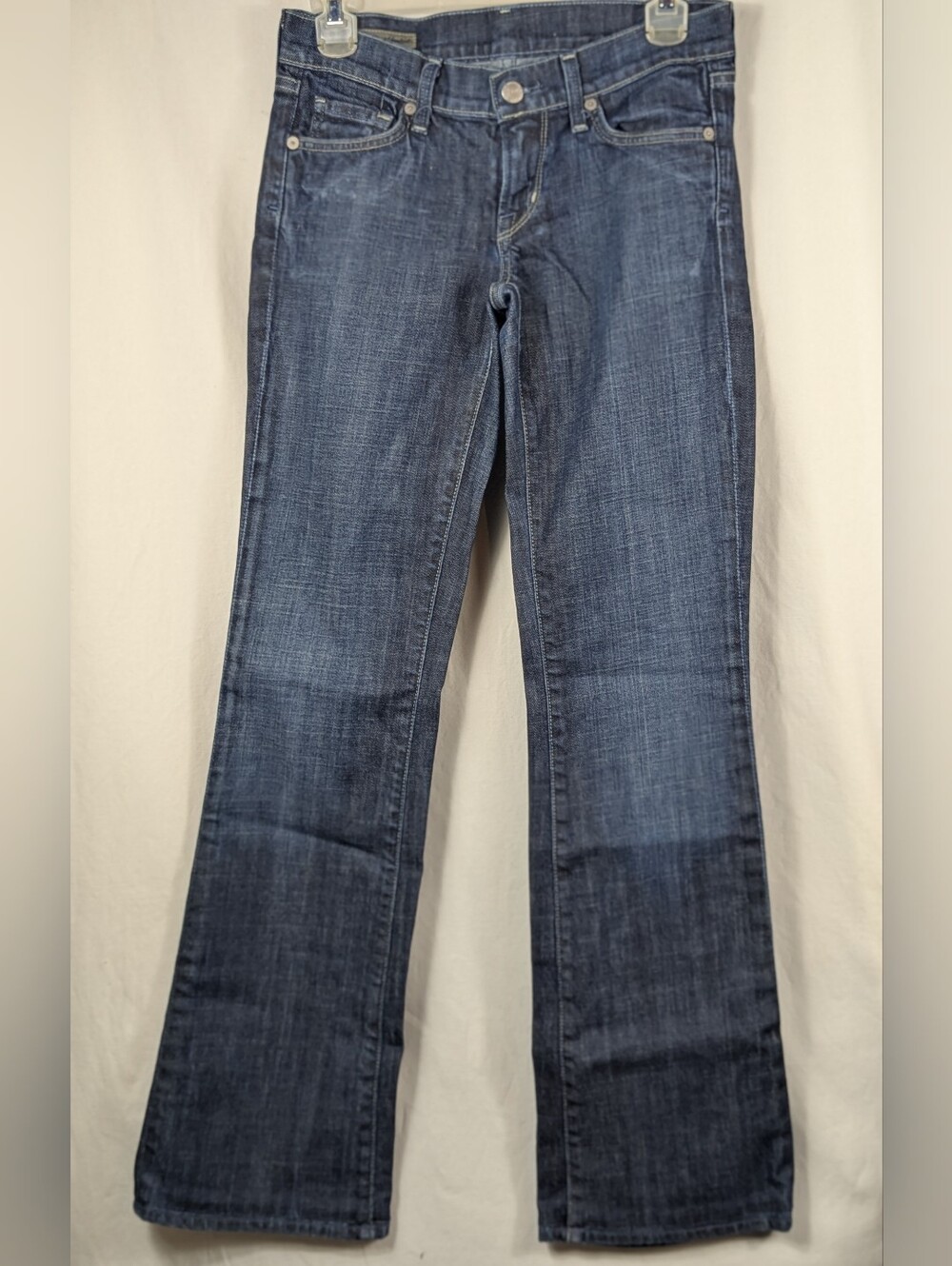 Citizens of Humanity Kelly Low Waist Boot Cut Stretch Jeans Size 26 Dark Wash